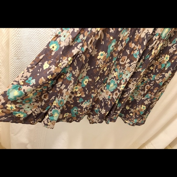 Lovely Rayon Challis Midi Skirt - Picture 3 of 5